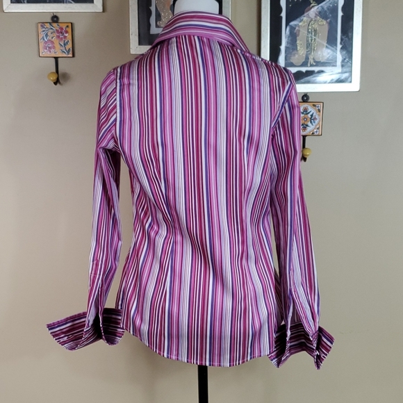 Hawes & Curtis stripped button down shirt - Picture 4 of 10